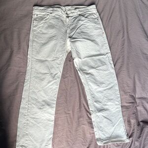 Alexander McQueen Off-White Straight Jeans